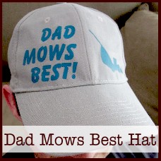 dad mows best hat