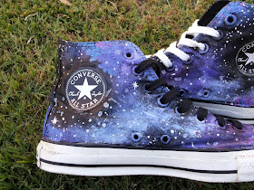 THE FASHION LOOKOUT: DIY Galaxy Converse