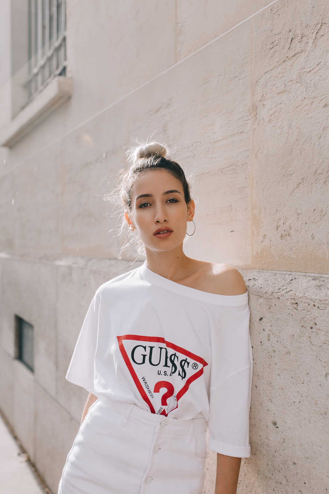 tee shirt guess asap rocky femme