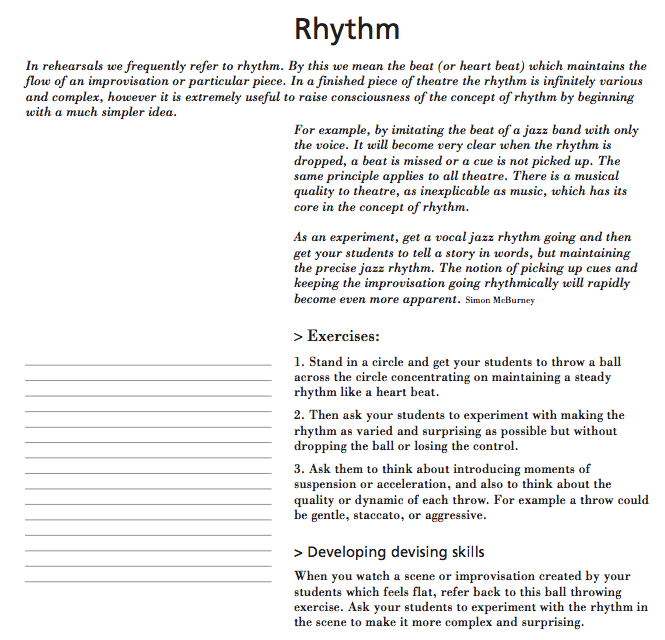 rehearsal techniques