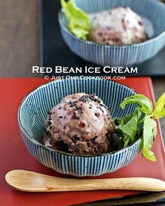 how to make red bean ice cream