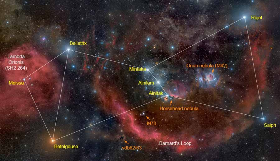 Revealin' Facts Orion Constellation Facts About the Hunter