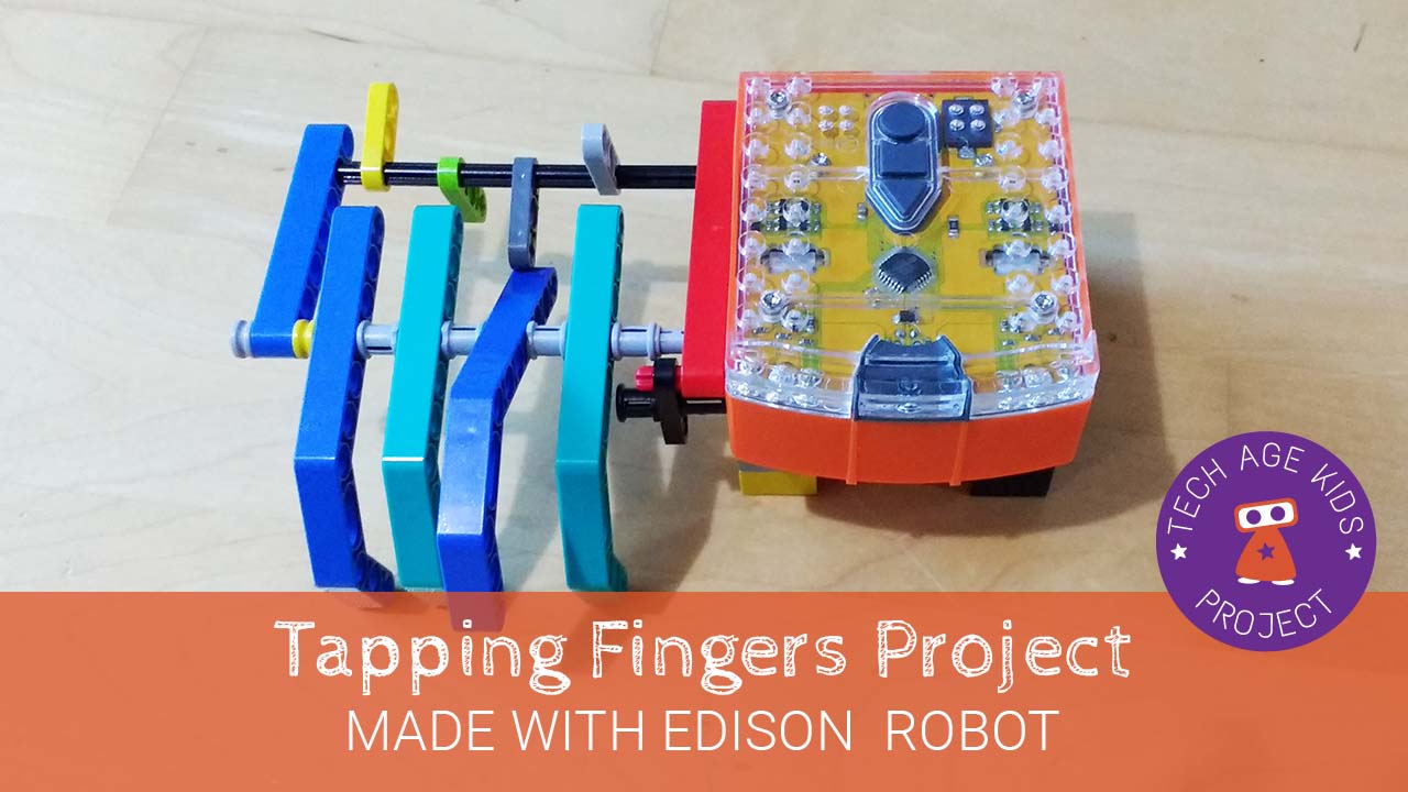 LEGO Tapping Fingers Edison Robot | Tech Age Kids | Technology for Children