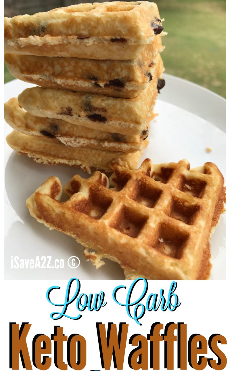 Low Carb and Keto Fluffy Waffles Recipe - OMG FOOD