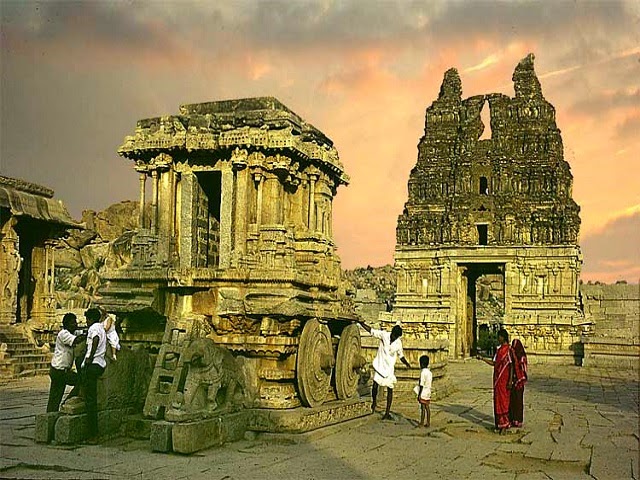 Places to Visit in Hampi Hampi Chariot, Karnataka