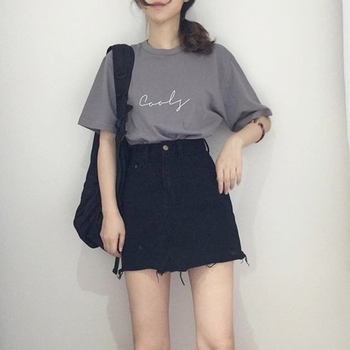 Korean mini skirt outfit Clearance