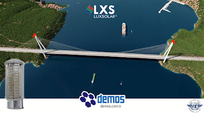 Yavuz Sultan Selim Köprüsü ve 40 adet Luxsolar HIOL yüksek yoğunluklu uçak ikaz lambasından oluşan sistemi sağladık