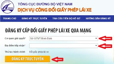 đổi giấy phép lái xe 2