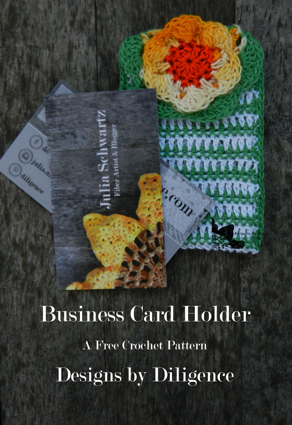 Designs by Diligence business card holder