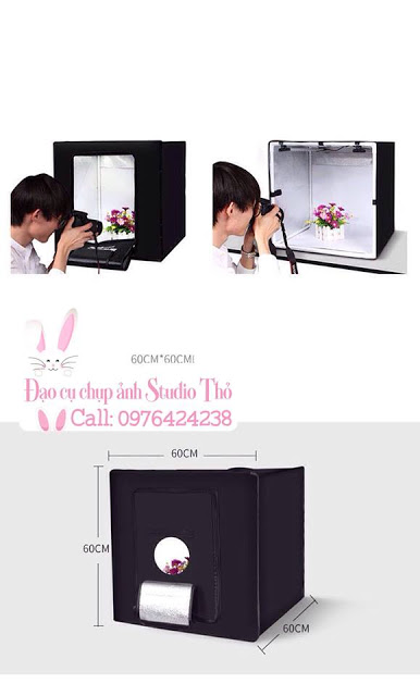 Hộp chụp sản phẩm tích hợp đèn led giá rẻ tại Đông Anh Hop chup san pham tich hop den led gia re tai Đong Anh