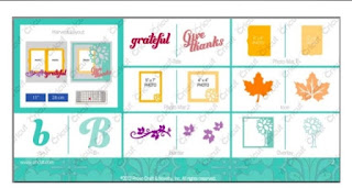 blessed beyond measure, creating from the heart, ctmh, Artbooking close to my heart, sotm, fall decor, CRICUT