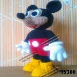 patron gratis mickey mouse amigurumi, free amigurumi pattern mickey mouse
