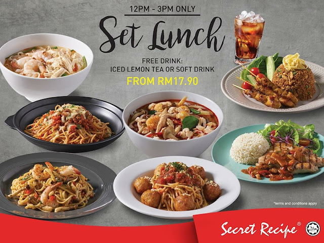 Set Lunch Promotion @ Secret Recipe | Malaysian Foodie