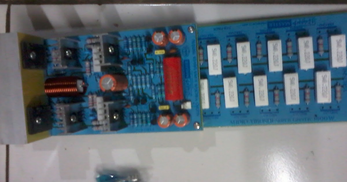 Service dan Pemesanan Audio Video: Merakit Power Ampli Mono 1800 Watt