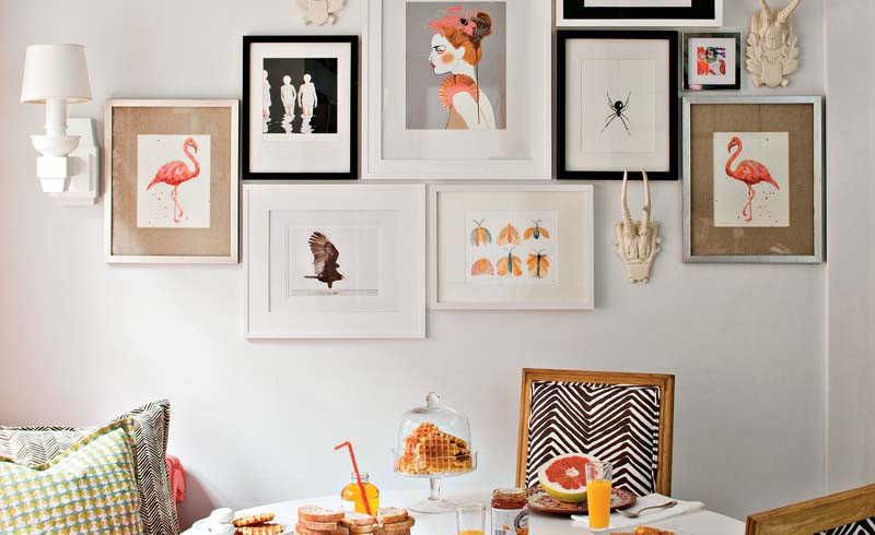 This Is the Only Real Rule When It Comes to Hanging a Gallery Wall