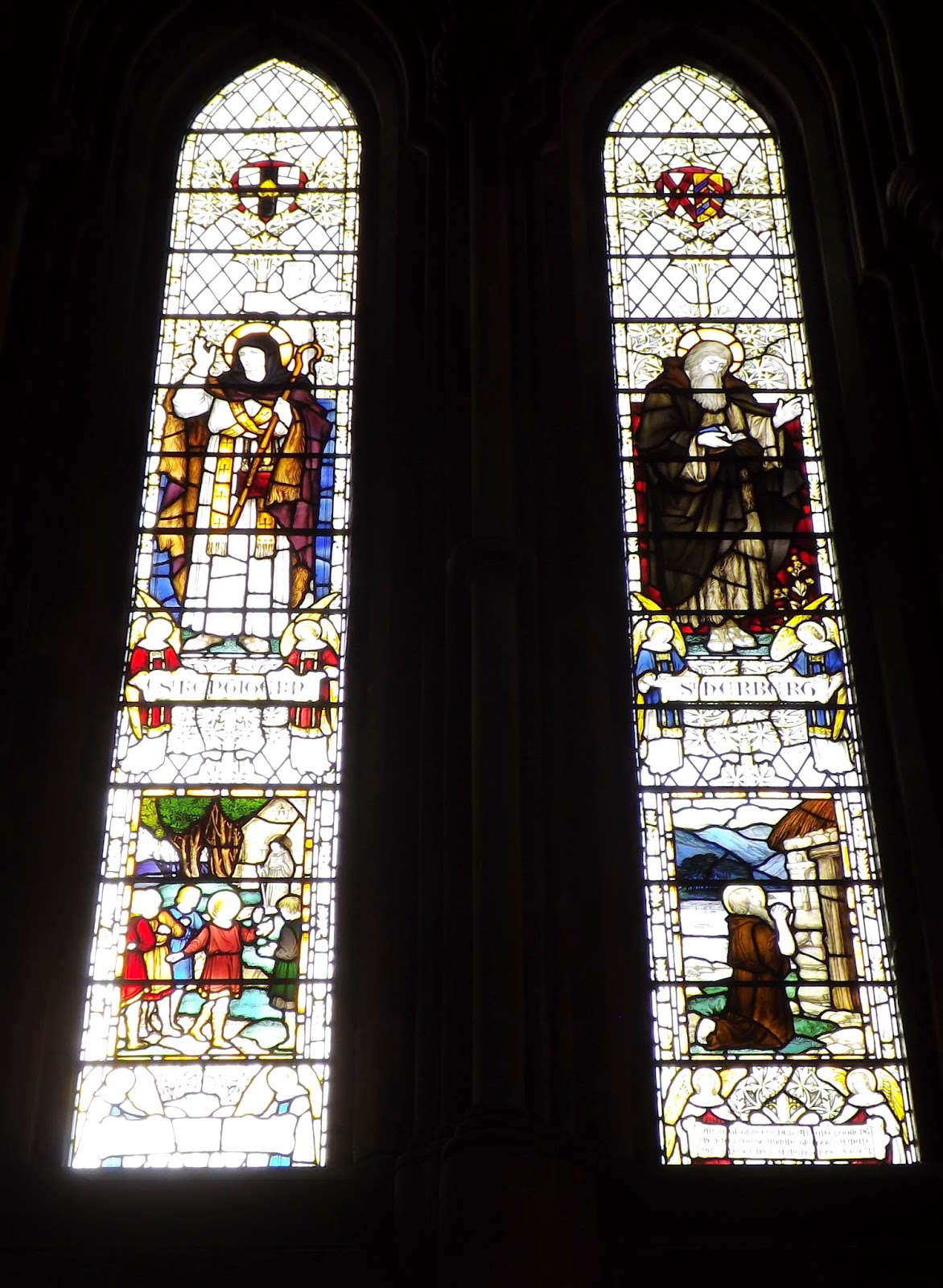 Cumbrian churches Carlisle Cathedral stained glass