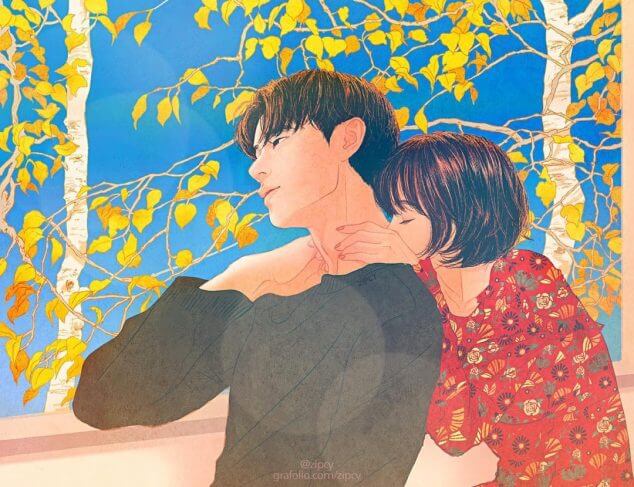 10 Beautiful Illustrations About Love By Korean Artist Zipcy 10 Beautiful Illustrations About Love By Korean Artist Zipcy