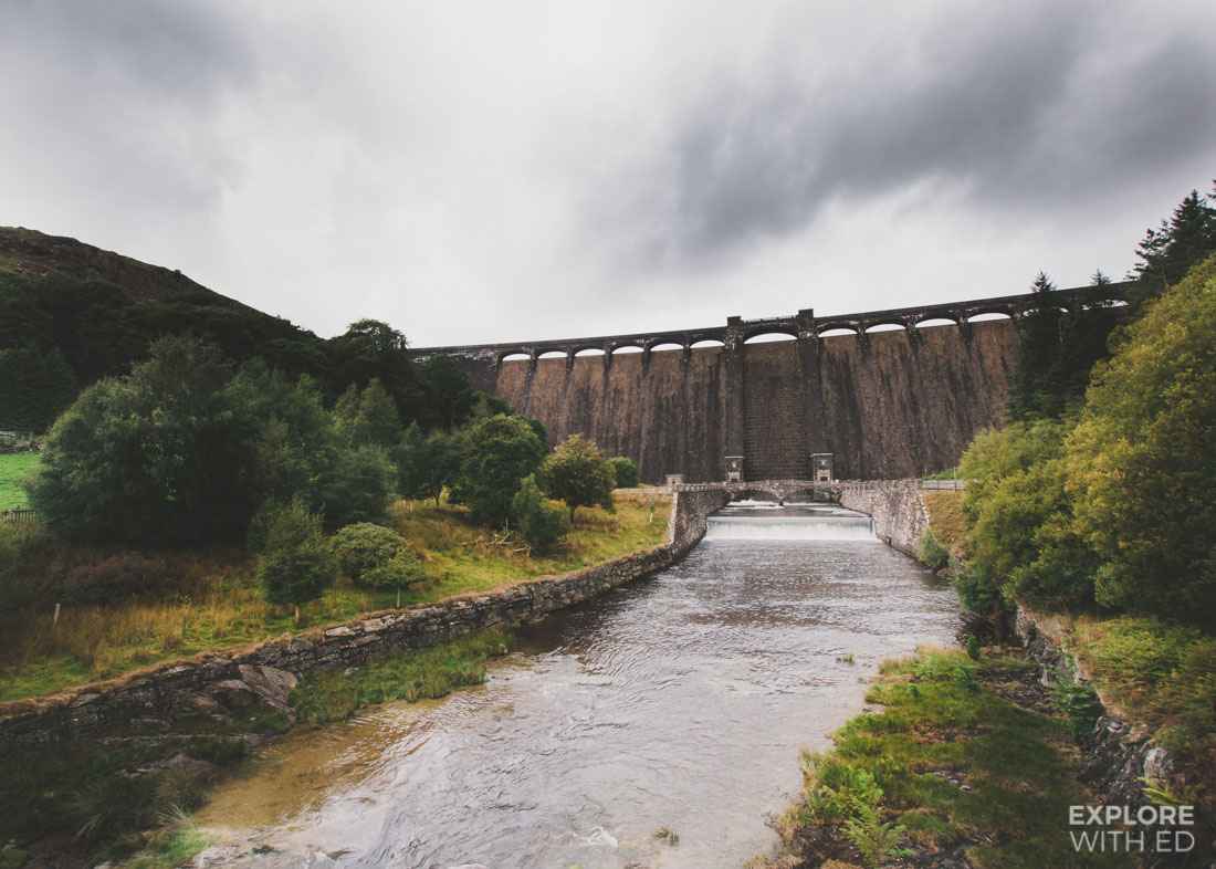 One of six dams in The Elan Valley