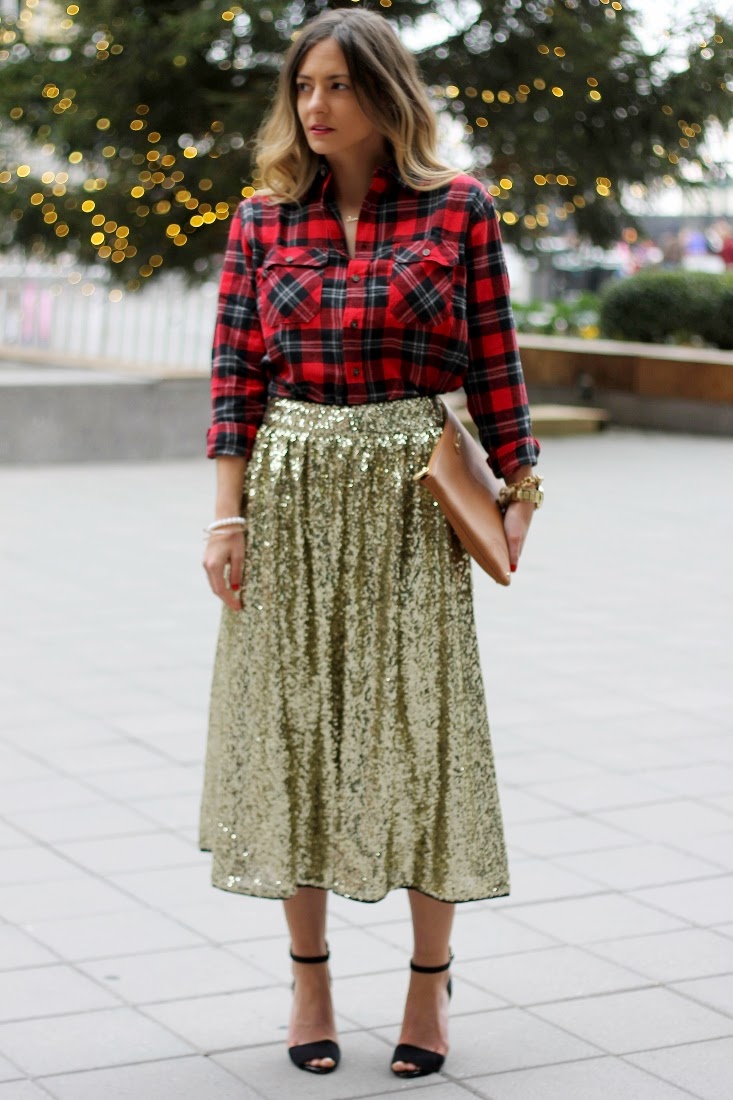 sequin holiday outfit