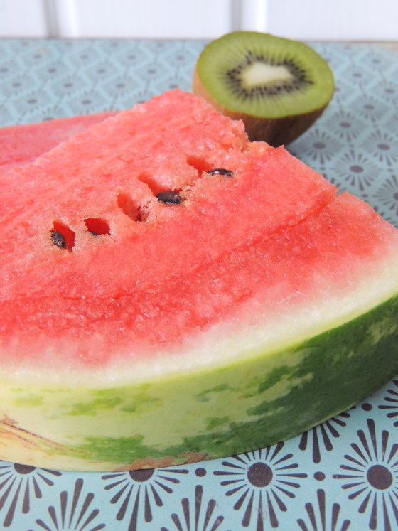 Melonen-Eis ... eine tolle Erfrischung