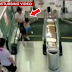Chinese woman saved her son moments before she fell inside the escalator