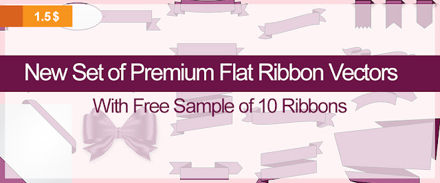 Ribbon Vectors AI and PSD Ribbon Vectors AI and PSD