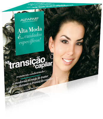 Kit Transição Capilar Alfaparf produtos para cabelos cacheados