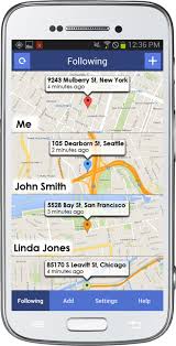 Friend Mapper on Mobiles