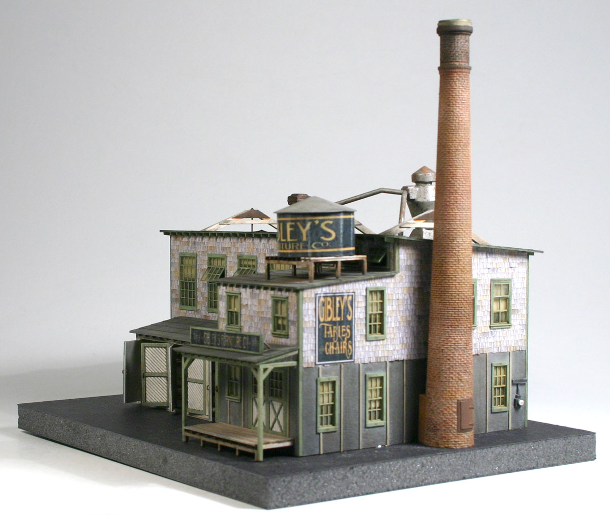 Vilius's scale modeling endeavors Building Gibley's Furniture Co by