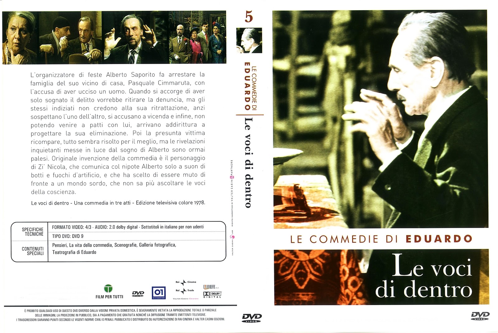 Eduardo De Filippo, l'uomo e l'arte della commedia LE VOCI DI DENTRO Eduardo De Filippo, l'uomo e l'arte della commedia LE VOCI DI DENTRO