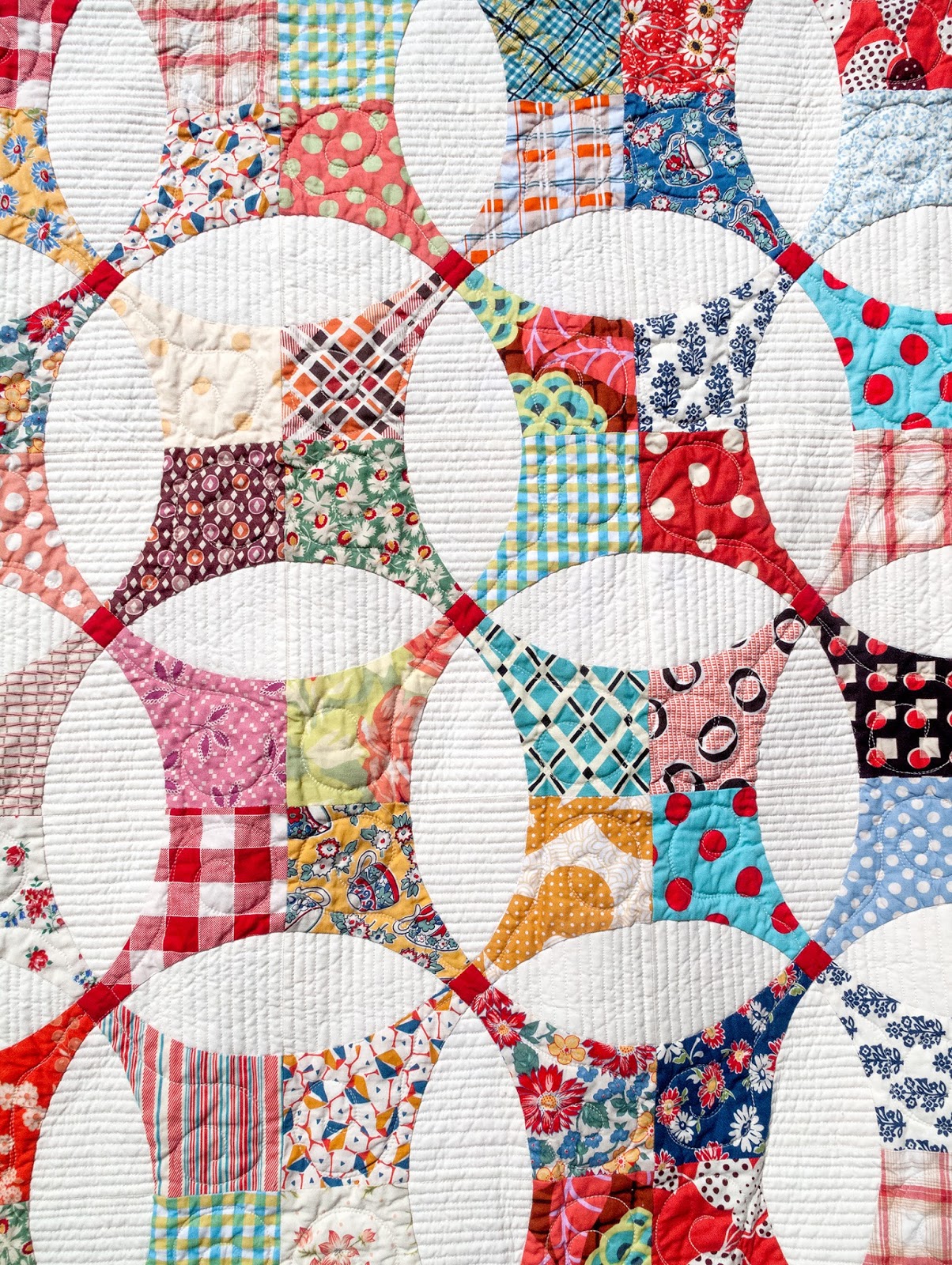 nifty quilts: Flowering Snowball is Quilted!