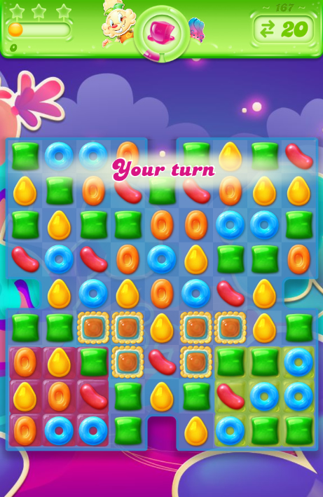 Candy Crush Jelly Saga 167 Candy Crush Jelly Saga 167