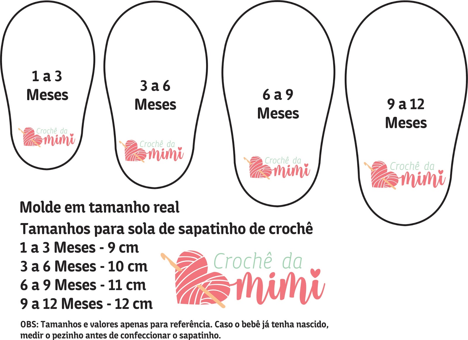 sapatinho de crochê para bebê de 6 meses