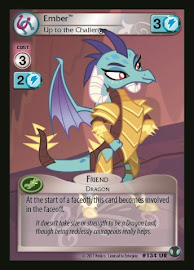 My Little Pony Ember, Up to the Challenge Defenders of Equestria CCG Card