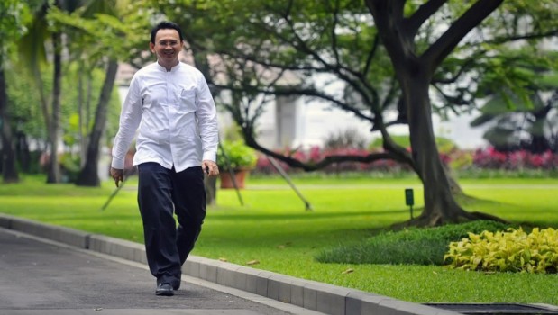 Petang-Petang Temui Jokowi di Istana , Ahok Bantah Bahas Pilgub DKI 1425046038