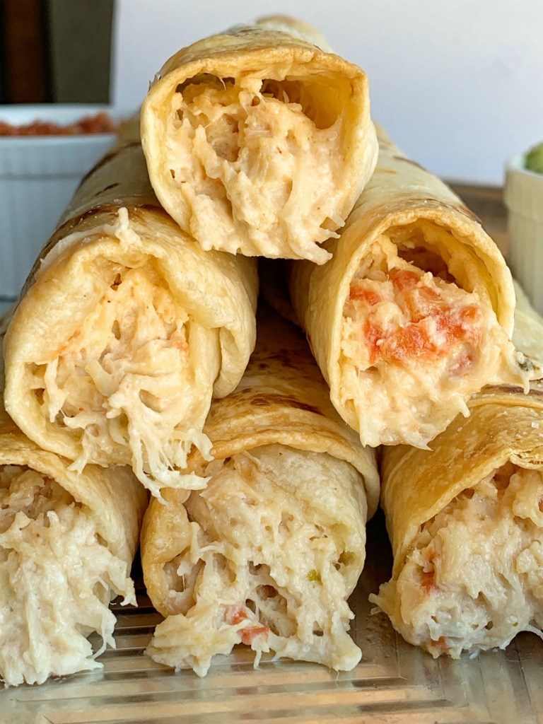 QUICK AND EASY CHICKEN FLAUTAS RECIPE Food, recipe,keto