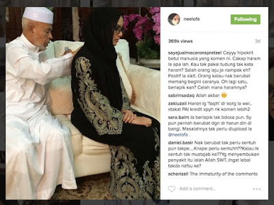 Neelofa Dikecam Di Instagram Kerana Kaedah Rawatan Islam