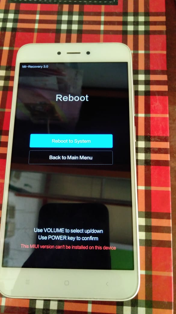 Redmi Note 5A Ugglite Stuck Mode Recovery 