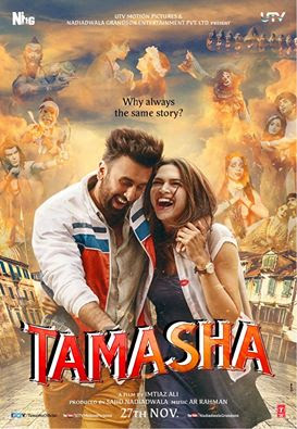 First poster of Tamasha starring RanbirKapoor and Deepika Padukone