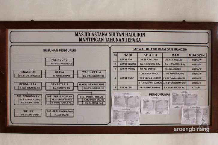 masjid astana sultan hadlirin mantingan jepara
