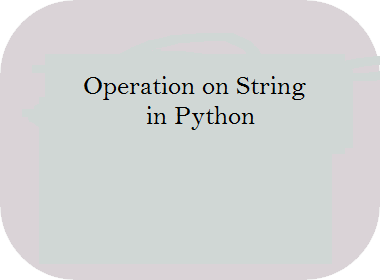 Operation on string in Python - Dot Net Techpoint