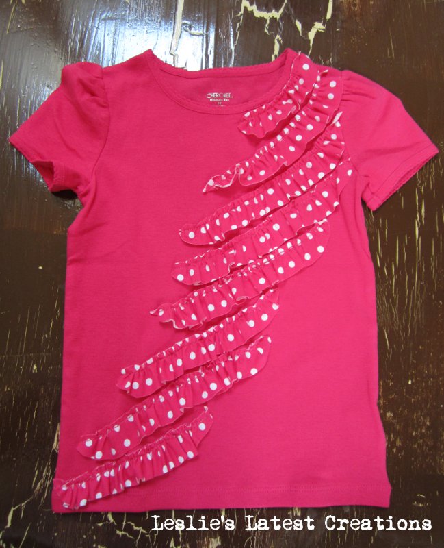 Leslie's Latest Creations Little Girl Embellished Tees