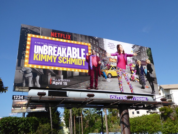 Unbreakable Kimmy Schmidt season 2 billboard Unbreakable Kimmy Schmidt season 2 billboard