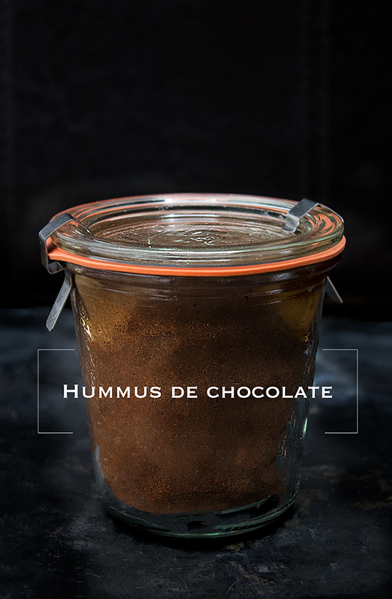 hummus de chocolate