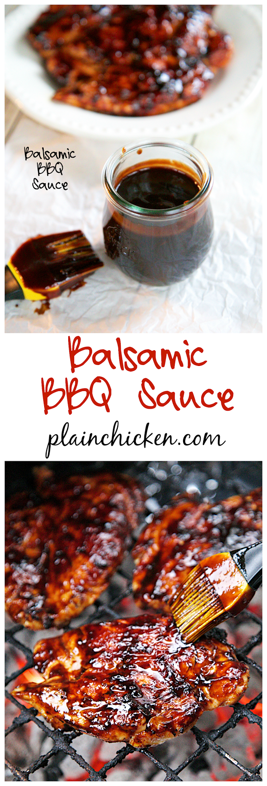 Balsamic BBQ Sauce Plain Chicken®