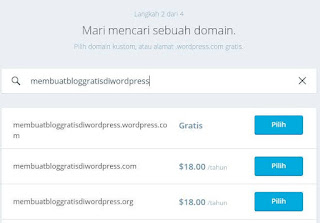 Memilih Web atau blog di Wordpress Memilih Web atau blog di Wordpress