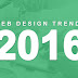 Web Design Trends 2016 infographic