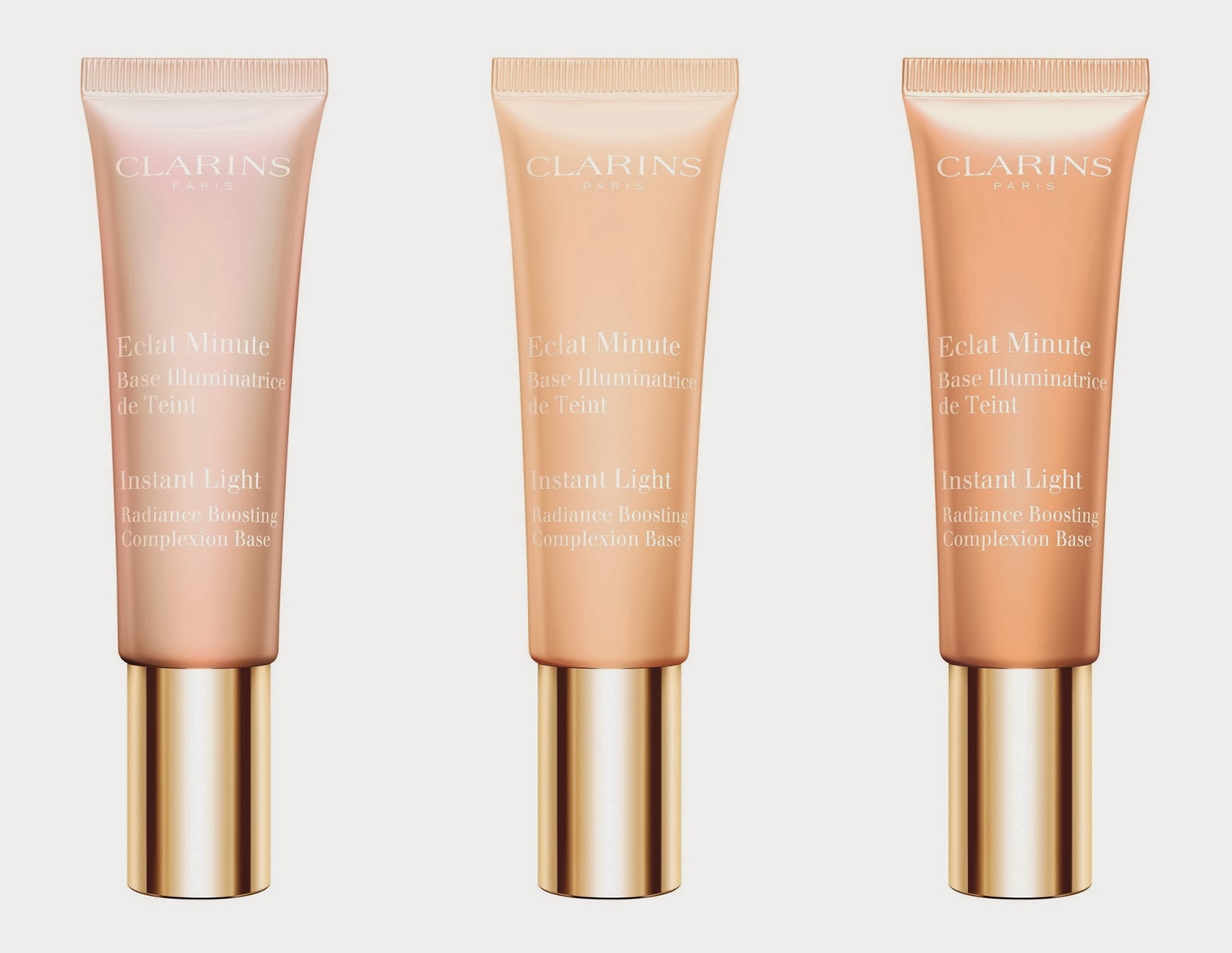 Faktura abstraktion Seaboard Make Up For Dolls: Clarins Instant Light Radiance Boosting Complexion Base  03/Peach - review