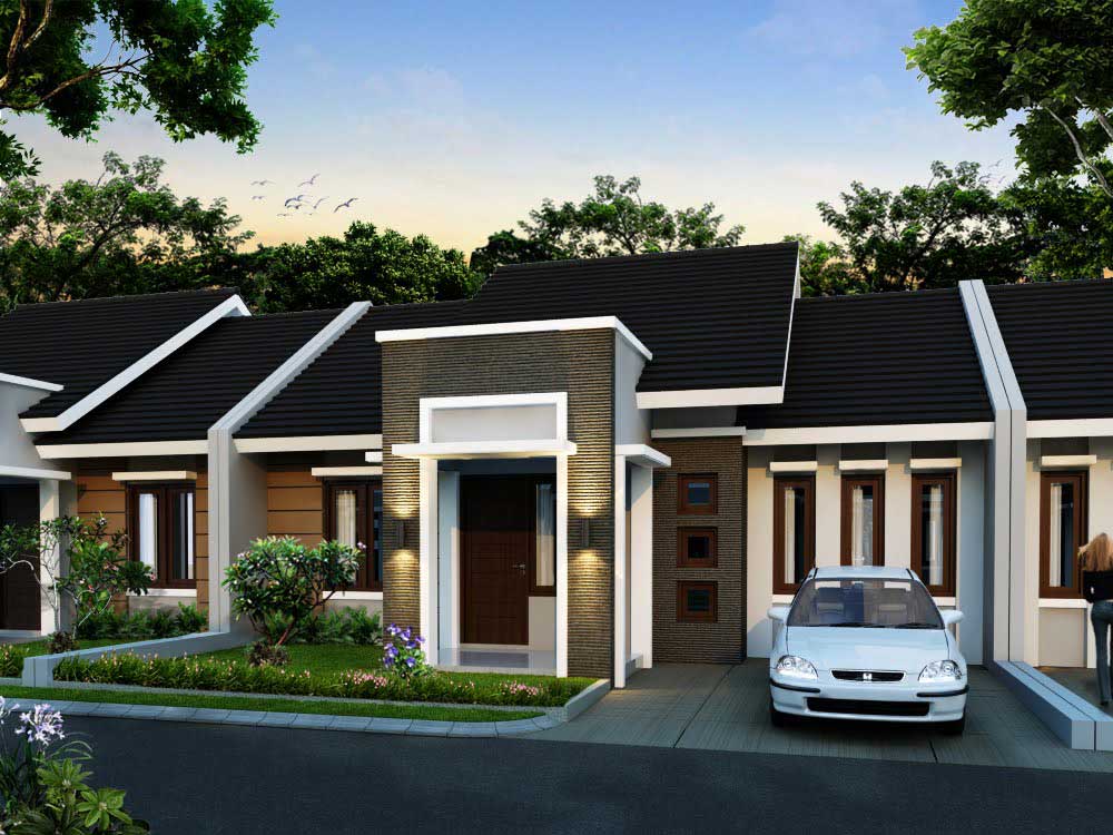 50 Contoh  Model Atap  Rumah Minimalis  Modern  Rumahku Unik