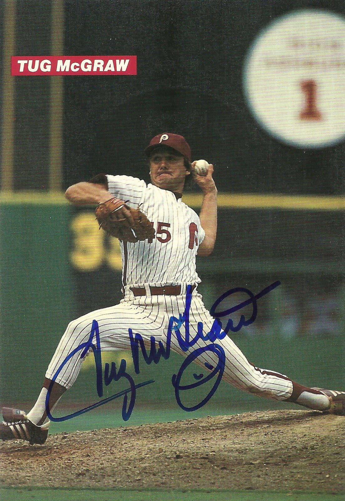 The Phillies Room Game 142 1992 ALS Phillies Phestival 45 Tug McGraw